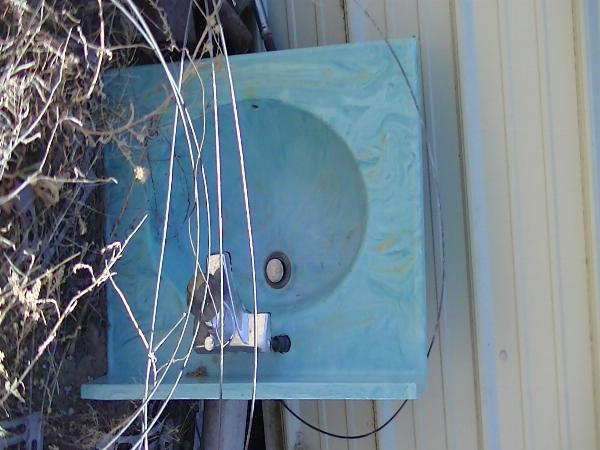 Blue Bathroom Sink