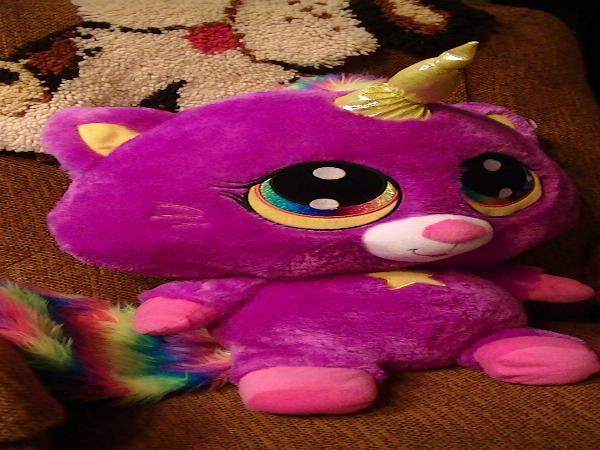 Purple Unicorn Bear Stuffed Animal