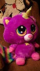 Purple Unicorn Bear Stuffed Animal