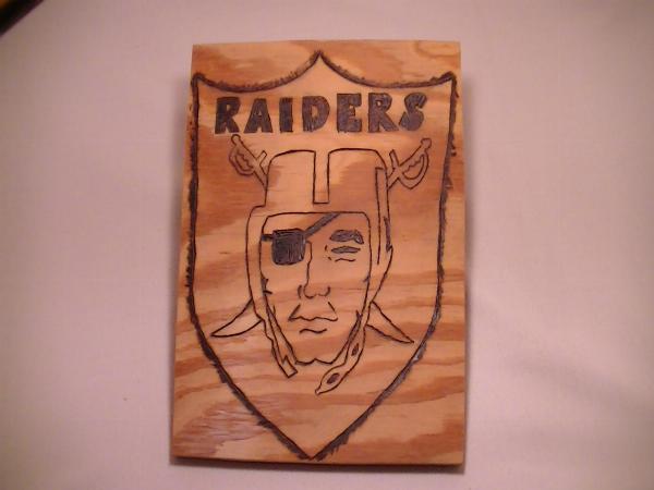 Raiders Football Team Sign